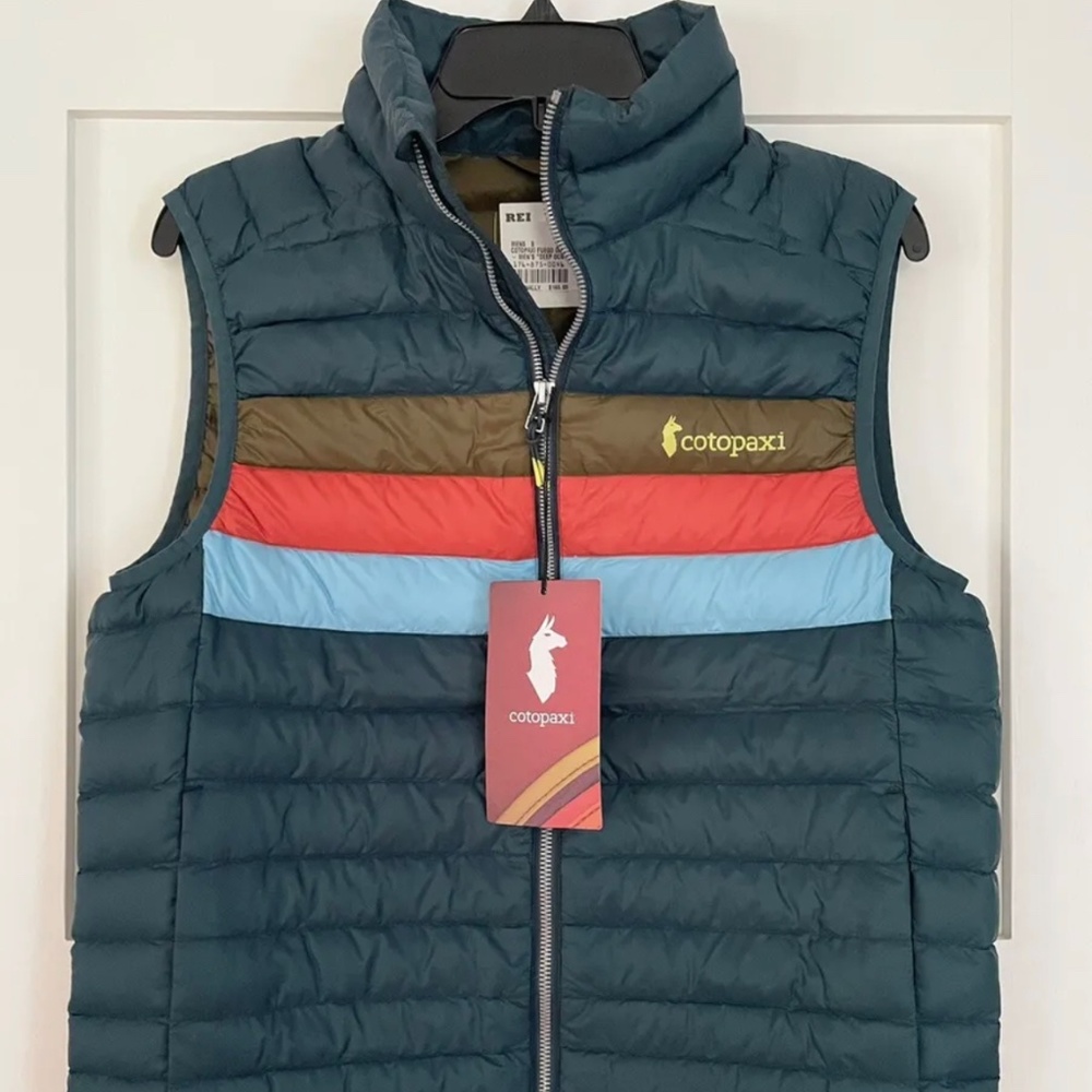 Brand new COTOPAXI Men Fuego Down Vest—(S)—800 Down Puffer Vest Jacket